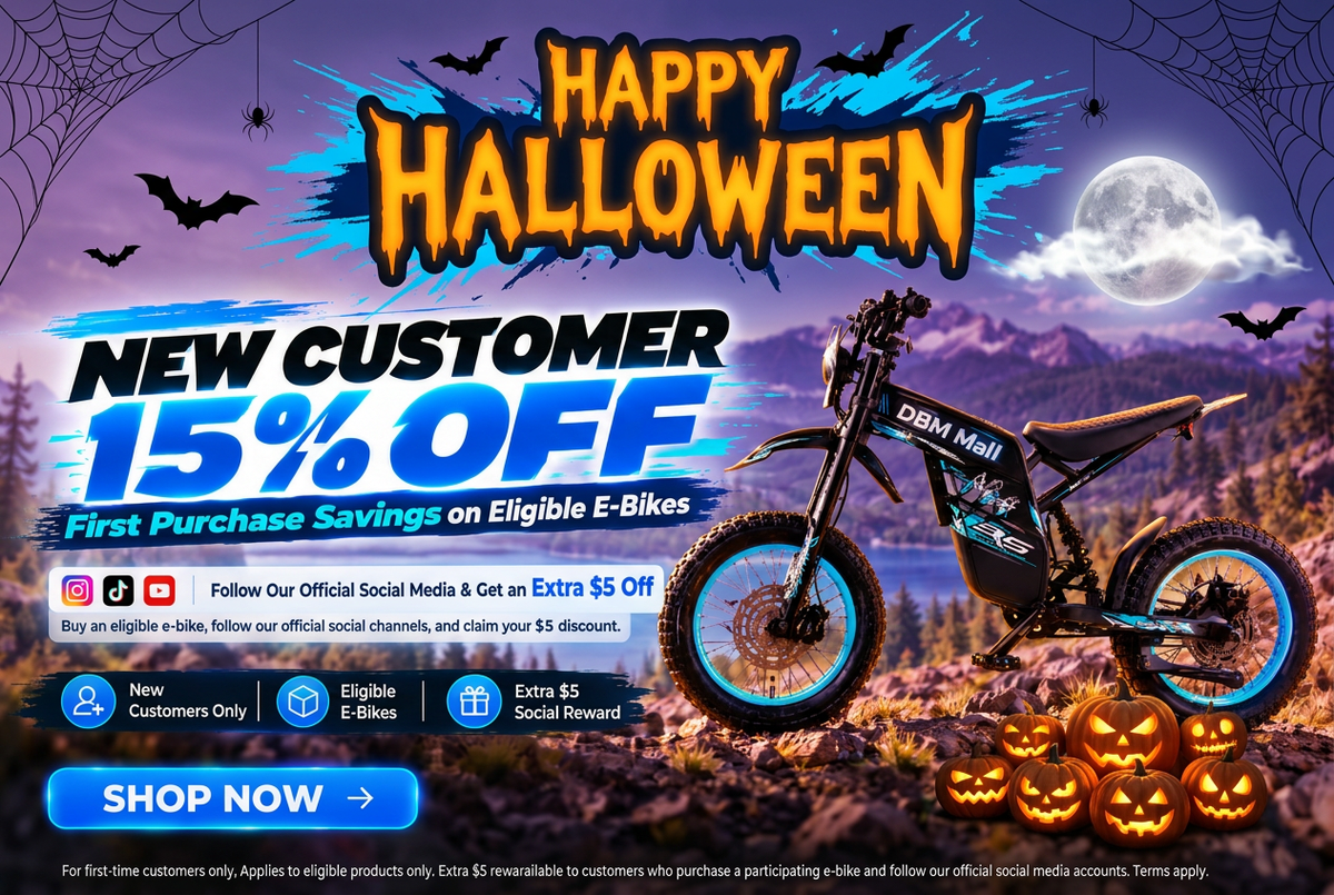 Happy Halloween -new cust dbm ebike banner